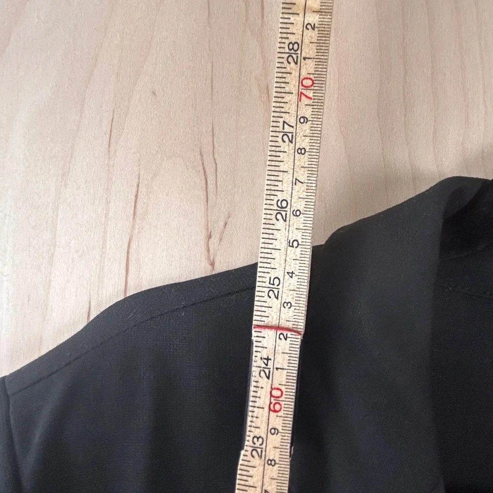LC Lauren Conrad Womens Black Single‎ Button 3/4 Sleeve Knit Blazer XL